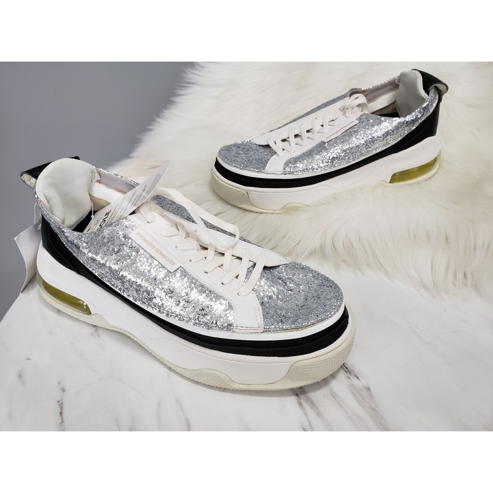 NEW ACBC FLYKNIT PLATFORM Sneakers SIZE 7 / EURO 38 y2k deadstock glitter retro